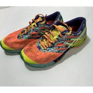 Asics Gel Noosa Tri 10 Athletic Running Shoes Bright Colors Womens Size 6.5